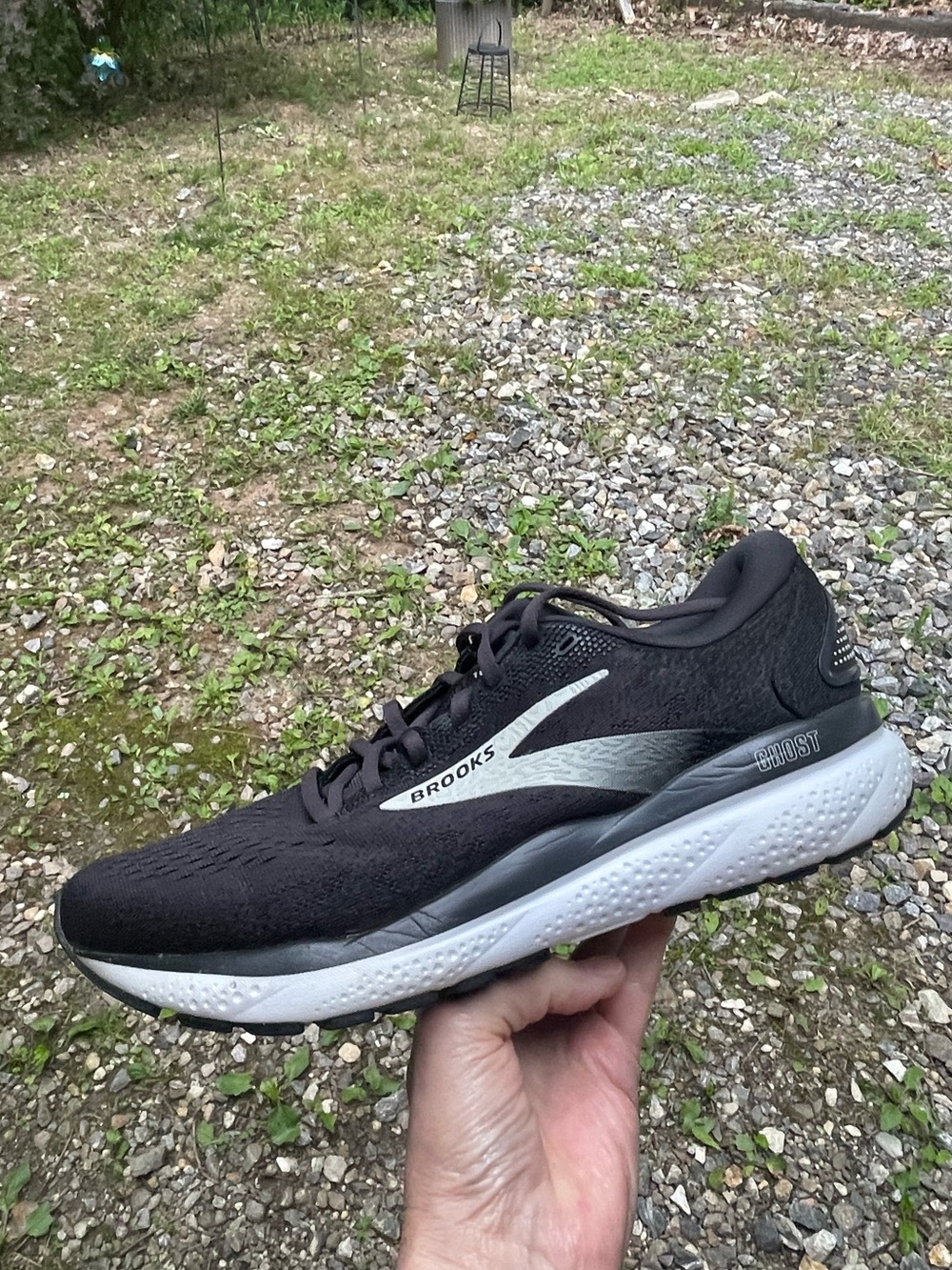Brooks Ghost 16 Black Running Athletic Shoes Size 11